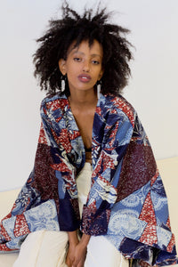 Batik Printed Cotton Kimono